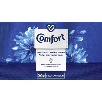 COMFORT FRESH TUCHER džiovyklės servetelės 20 vnt