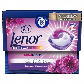 LENOR Amethyst Blutentraum skalbimo kapsulės 10 vnt
