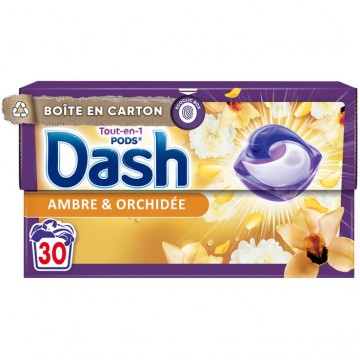DASH AMBRE ORCHIDEE skalbimo kapsulės 30 vnt