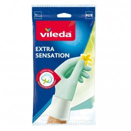 VILEDA EXTRA SENSATION M guminės pirštinės 1 vnt