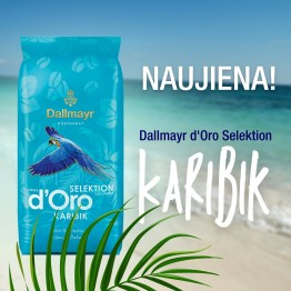 Dallmayr Crema d'Oro Karibik kavos pupelės 1kg