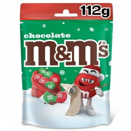 M&M'S CHOCOLATE CHRISTMAS MIXED šventiniai pieniško šokolado dražė 112 g