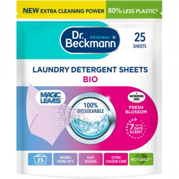 DR BECKMANN MAGIC LEAVES COLOR skalbimo lapeliai spalvotiems 25 vnt