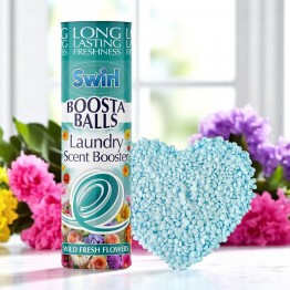 SWIRL WILD FRESH FLOWERS kvapiosios skalbinių granulės su švelniu gėlių aromatu 230 g
