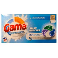 GAMA EFFICIENCY universalios skalbimo kapsulės 10 vnt