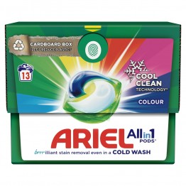 ARIEL COLOUR 3in1 skalbimo kapsulės 13 vnt