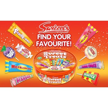SWIZZELS SWEET TREATS įvairių saldainių rinkinys 600 g