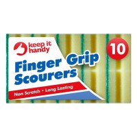 GRIPPER SPONGE SCOURER indų plovimo kempinės 10 vnt