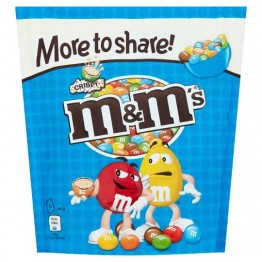 M&M’s POUCH CRISPY traškus maišelis 125 g