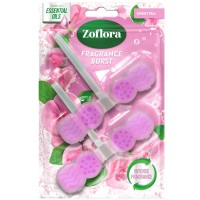 ZOFLORA RIM BLOCK SWEET PEA pakabinami tualeto muiliukai 2 vnt