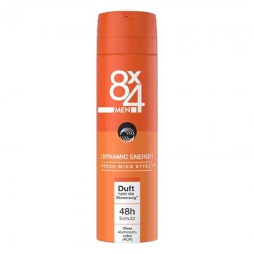 8X4 MEN DYNAMIC ENERGY vyriškas dezodorantas 150 ml