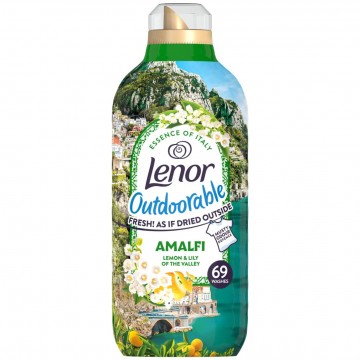 LENOR OUTDOORABLES AMALFI koncentruotas audinių minkštiklis 966 ml