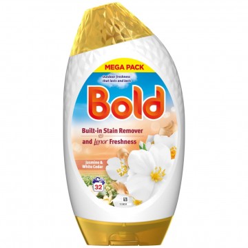 BOLD JASMINE & WHITE CEDAR koncentruotas skalbimo gelis su jazminų ir baltojo kedro aromatu 1056 ml