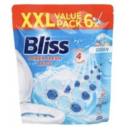 BLISS pakabinami tualeto muiliukai gaivaus vandenyno kvapo 6 vnt