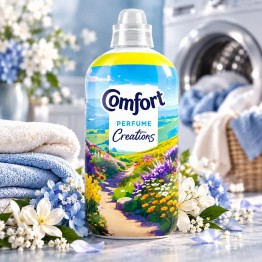 COMFORT CREATIONS COTSWOLDS BLOOM audinių minkštiklis švelnaus, gaivaus gėlių aromato 1395 ml