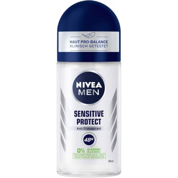 NIVEA SENSITIVE PROTECT vyriškas rutulinis dezodorantas 50 ml