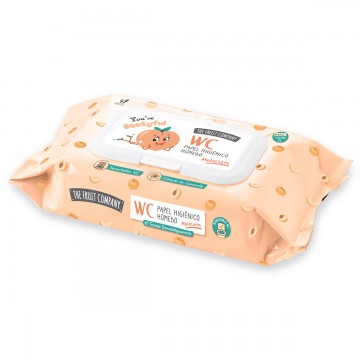 THE FRUIT COMPANY WET TOILET PAPER PEACH šlapias tualetinis popierius 60 vnt