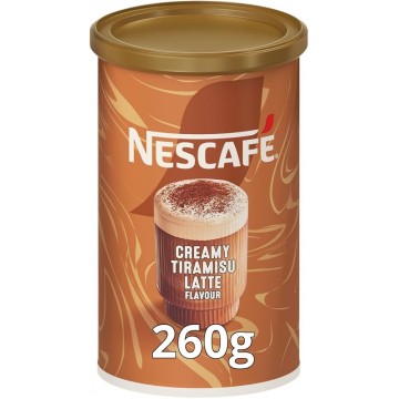 NESCAFE JAR LATTE TIRAMISU kavos gėrimas indelyje 260 g