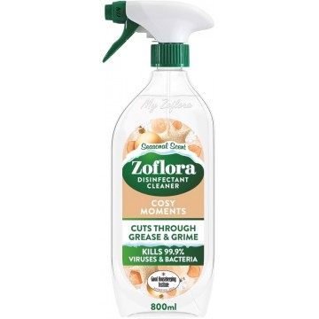 ZOFLORA COZY MOMENTS universalus paviršių valiklis - dezinfekantas 800 ml ZOFLORA COZY MOMENTS universalus paviršių valiklis - dezinfekantas 800 ml