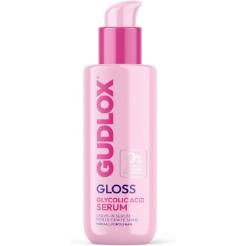 GUDLOX GLOSS GLYCOLIC ACID SERUM glotnumo suteikiantis plaukų serumas su glikolio rūgštimi 150 ml