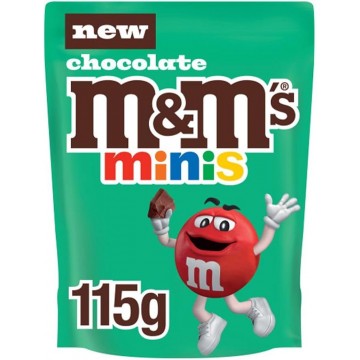 M&MS CHOCOLATE MINIS šokoladiniai žirniukai 115 g 