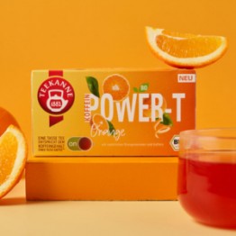 TEEKANNE ORANGE apelsinų skonio arbata su kofeinu 18 vnt