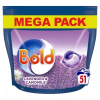 BOLD LAVENDER & CAMOMILE skalbimo kapsulės 51 vnt
