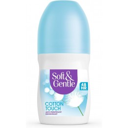 SOFT ROLL ON COTTON rutulinis dezodorantas moterims 50 ml