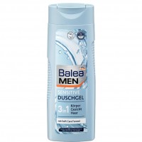 BALEA MEN DUSCHGEL SENSITIVE 3in1 vyriškas dušo gelis jautriai odai 300 ml