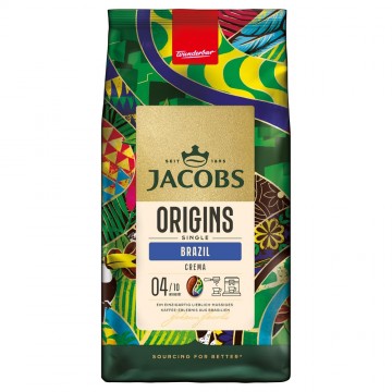 JACOBS ORIGINS CREMA BRAZIL kavos pupelės 1 kg