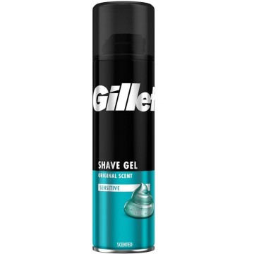 GILLETTE SENSITIVE skutimosi gelis jautriai odai 200 ml