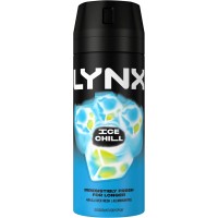 LYNX ICE CHILL vyriškas dezodorantas - kūno purškiklis 150 ml