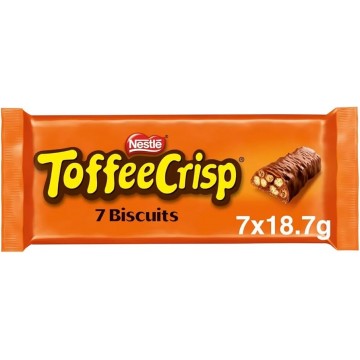 TOFFEE CRISP šokoladiniai batonėliai 7 vnt