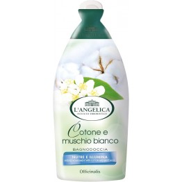 L'ANGELICA MUSCHIO BIANCO dušo gelis su medvilnės ekstraktu ir baltuoju muskusu 500 ml