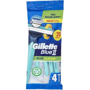 GILLETTE BLUE PLUS skutimosi peiliukai vyrams 4 vnt