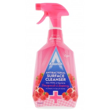 ASTONISH ANTIBACTERIAL POMEGRANATE & RASPBERRY antibakterinis paviršių valikiklis 750 ml
