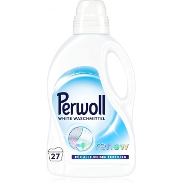 PERWOLL WHITE WASCHMITTEL skystas skalbiklis baltiems audiniams 1,35 l