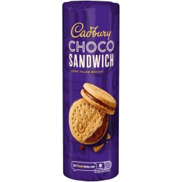CADBURY BISCUIT traškūs sausainiai su šokolado įdaru 260 g