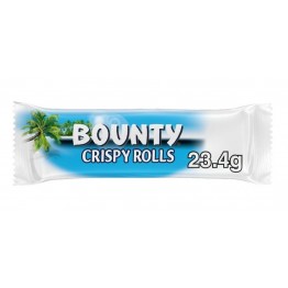 BOUNTY CRIPSY ROLL šokoladinis batonėlis 23.4 g