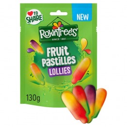 ROWNTREE FRUIT PASTILLES LOLLIES vaisių skonio guminukai 130 g