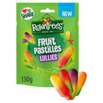 ROWNTREE FRUIT PASTILLES LOLLIES vaisių skonio guminukai 130 g