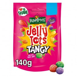 NESTLE ROWNETREE JELLY TOTS TANGY POUCH guminukai 140 g