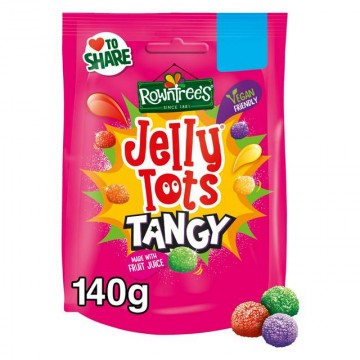 NESTLE ROWNETREE JELLY TOTS TANGY POUCH guminukai 140 g