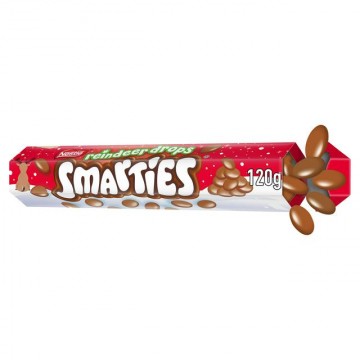 NESTLE REINDEER GIANT TUBE kalėdiniai šokoladiniai žirniukai 120 g