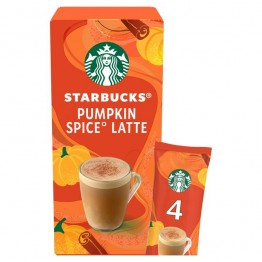 STARBUCKS SACHETS PUMPKIN LATTE MIX tirpi kava 4 vnt