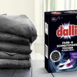 DALLI spalvų ir nešvarumų surinkimo servetėlės juodiems audiniams 15 vnt