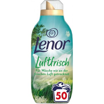LENOR LUFTFRISCH LANDWIESE koncentruotas audinių minkštiklis, gaivos ir pievų kvapo, 50skalbimų / 700 ml