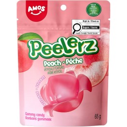AMOS PEELERZ PEACH persikų skonio guminukai 65 g
