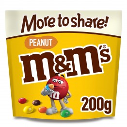 M&M'S PEANUT CHRISTMAS MIXED šventiniai šokoladiniai žirniukai 200 g