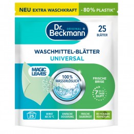 DR BECKMANN MAGIC LEAVES UNIVERSAL universalūs skalbimo lapeliai 25 vnt